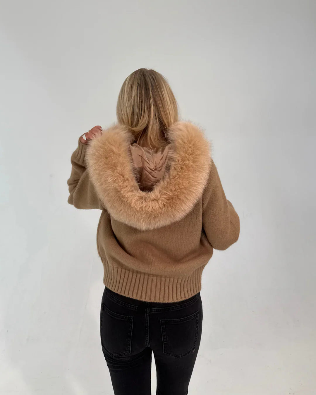 Aurrelia | Fur Jacket Satin