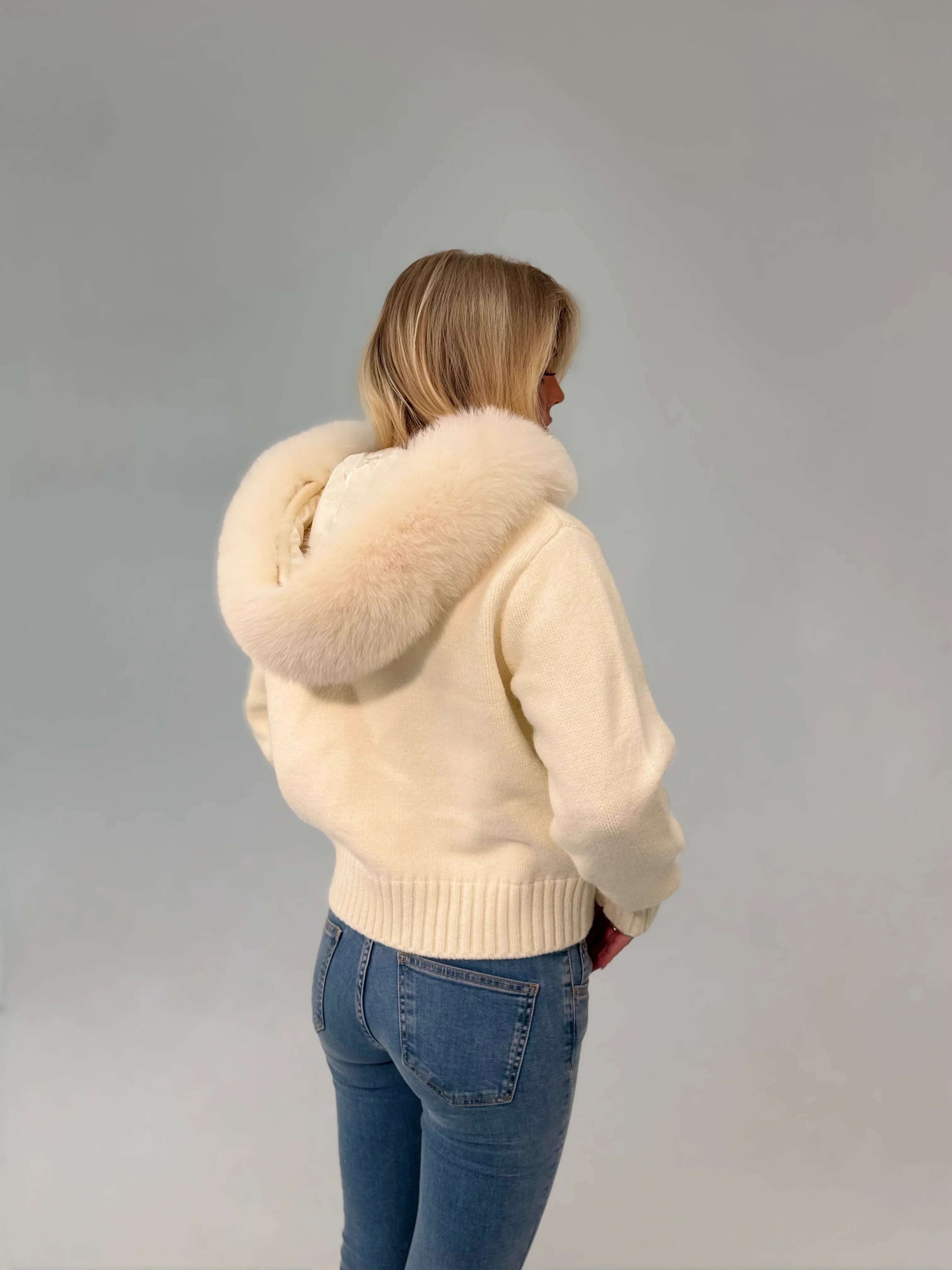 Aurrelia | Fur Jacket Satin